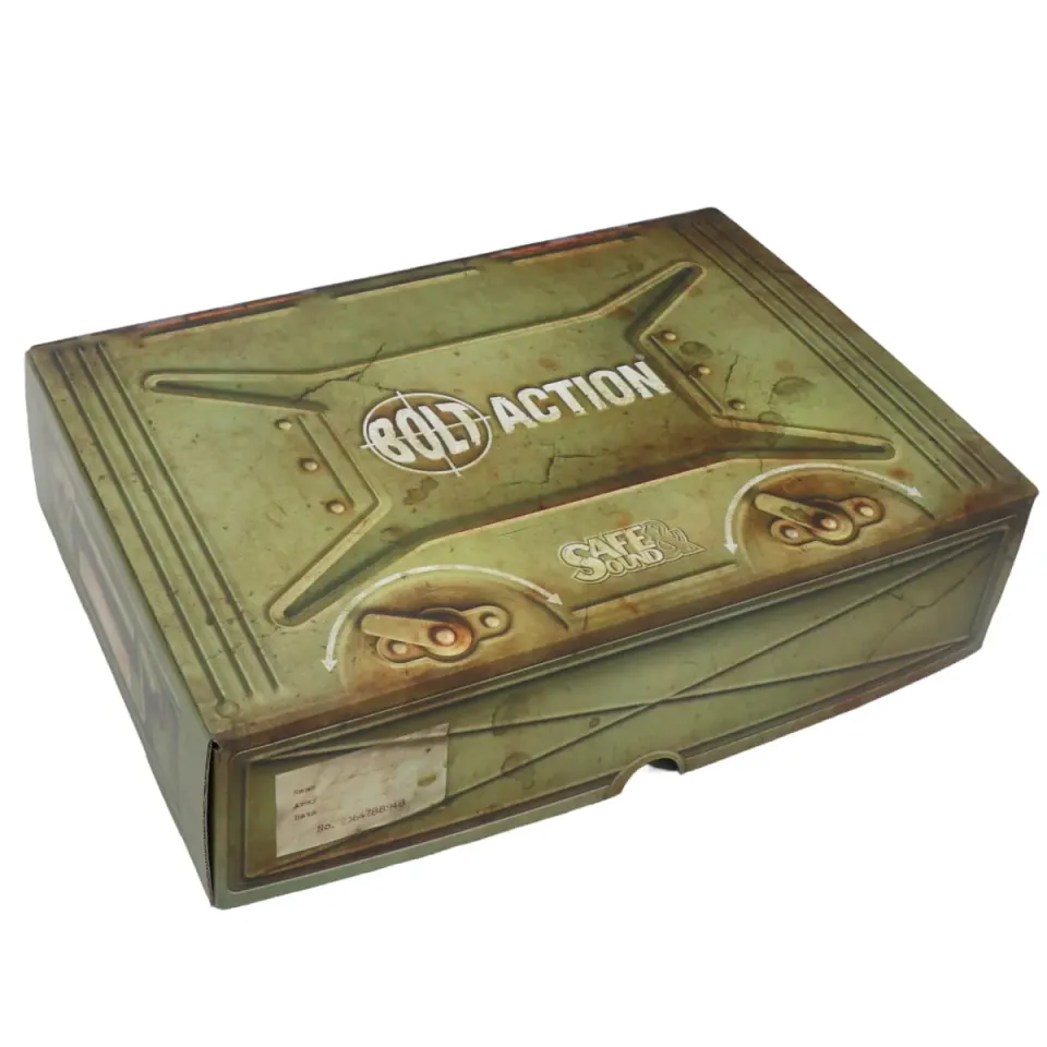 Safe & Sound Bolt Action Army Box mallette rangement 90 figurines