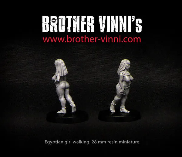 Brother Vinni Egyptian Girl figurine résine 28mm fantasy