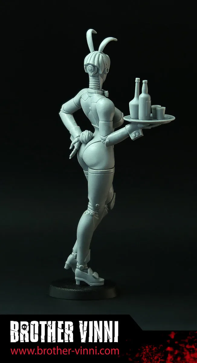 BROTHER VINNI Robot Bunny Girl figurine 90 mm résine détails