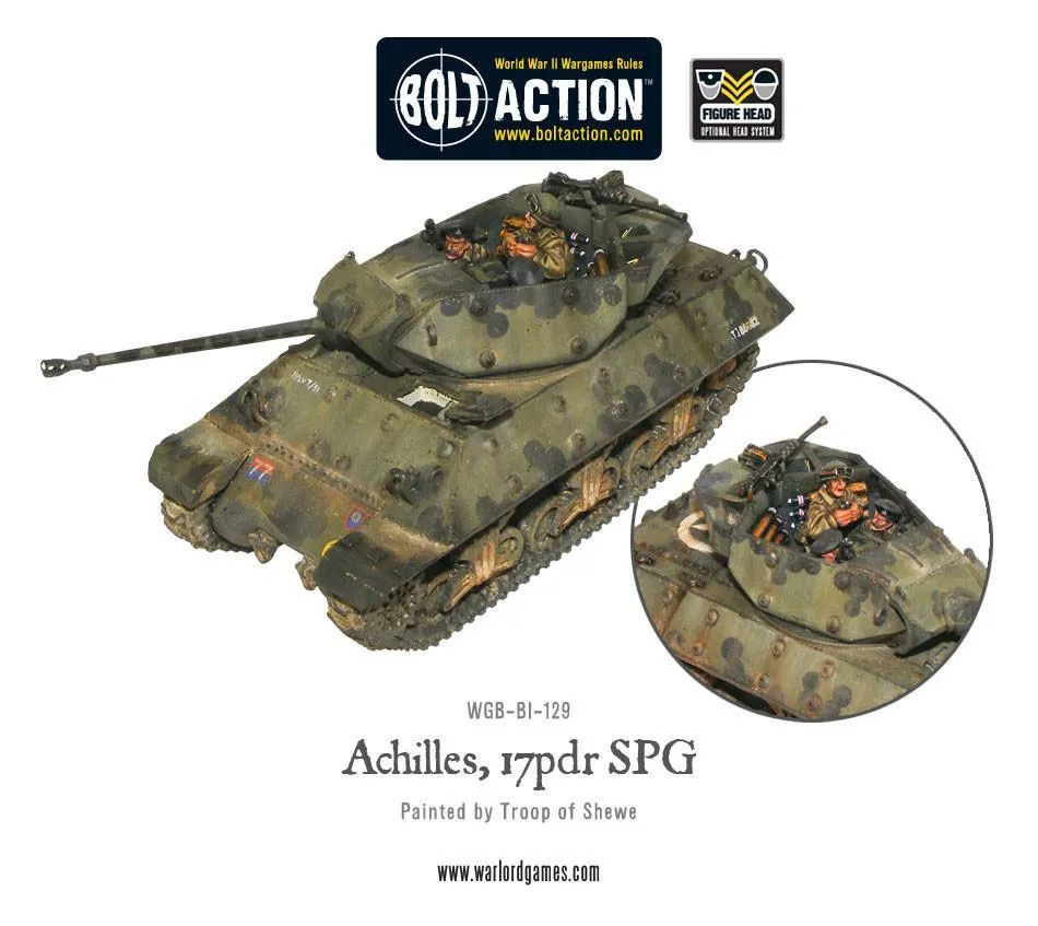 Bolt Action Achilles British 17pdr SPG chasseur de chars résine métal