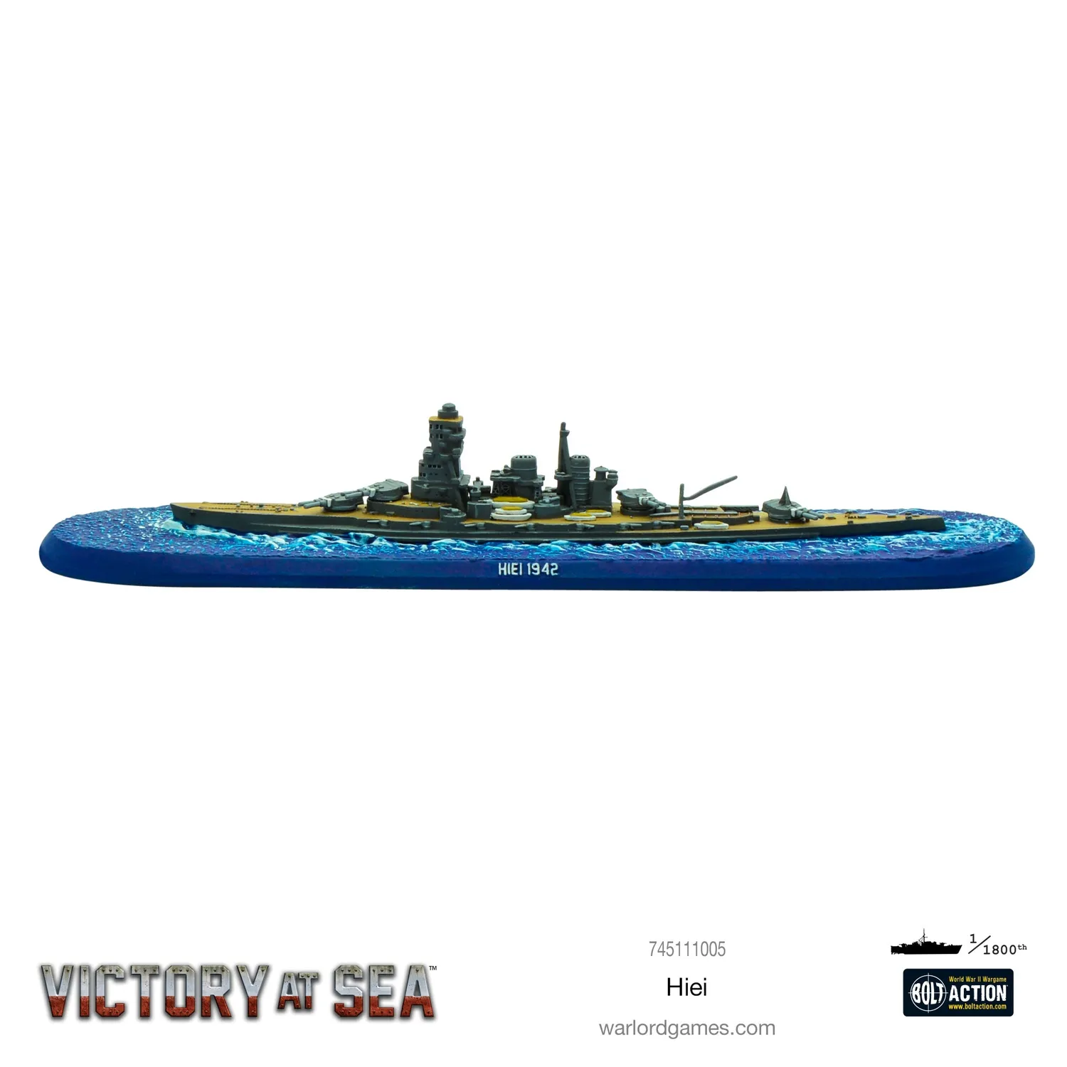 Victory at Sea Hiei cuirassé résine japonais
