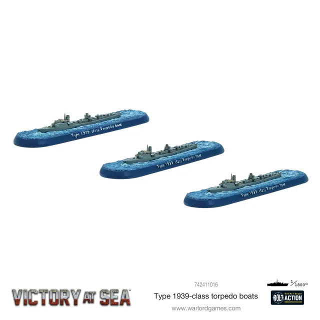 Victory at Sea Torpilleurs Type 1939 Elbing x3