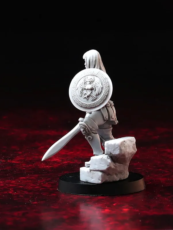 Brother Vinni Queen of Battles figurine résine 28mm guerrière