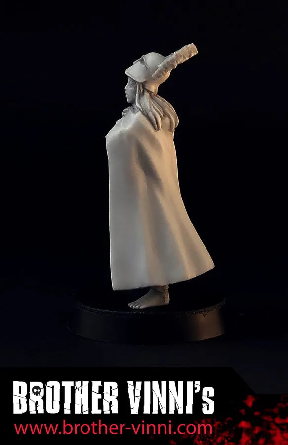 Brother Vinni Female Greek Hoplite Commander figurine résine 28 mm