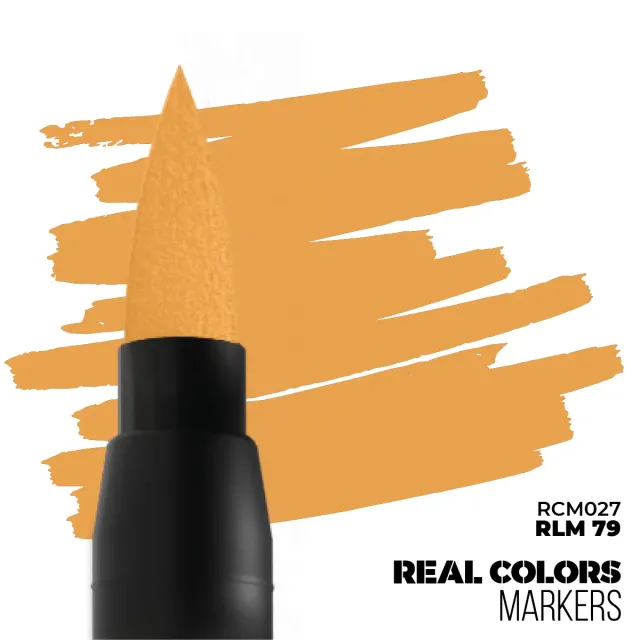 Tranchées Barricades Ocre Orange RLM79 marqueur acrylique