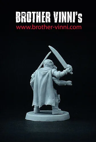Brother Vinni Space Corsair figurine résine 28 mm non peinte