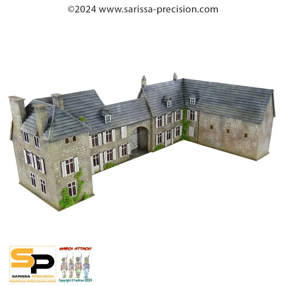 Bolt Action Normandy Manor décor 28mm MDF toit amovible