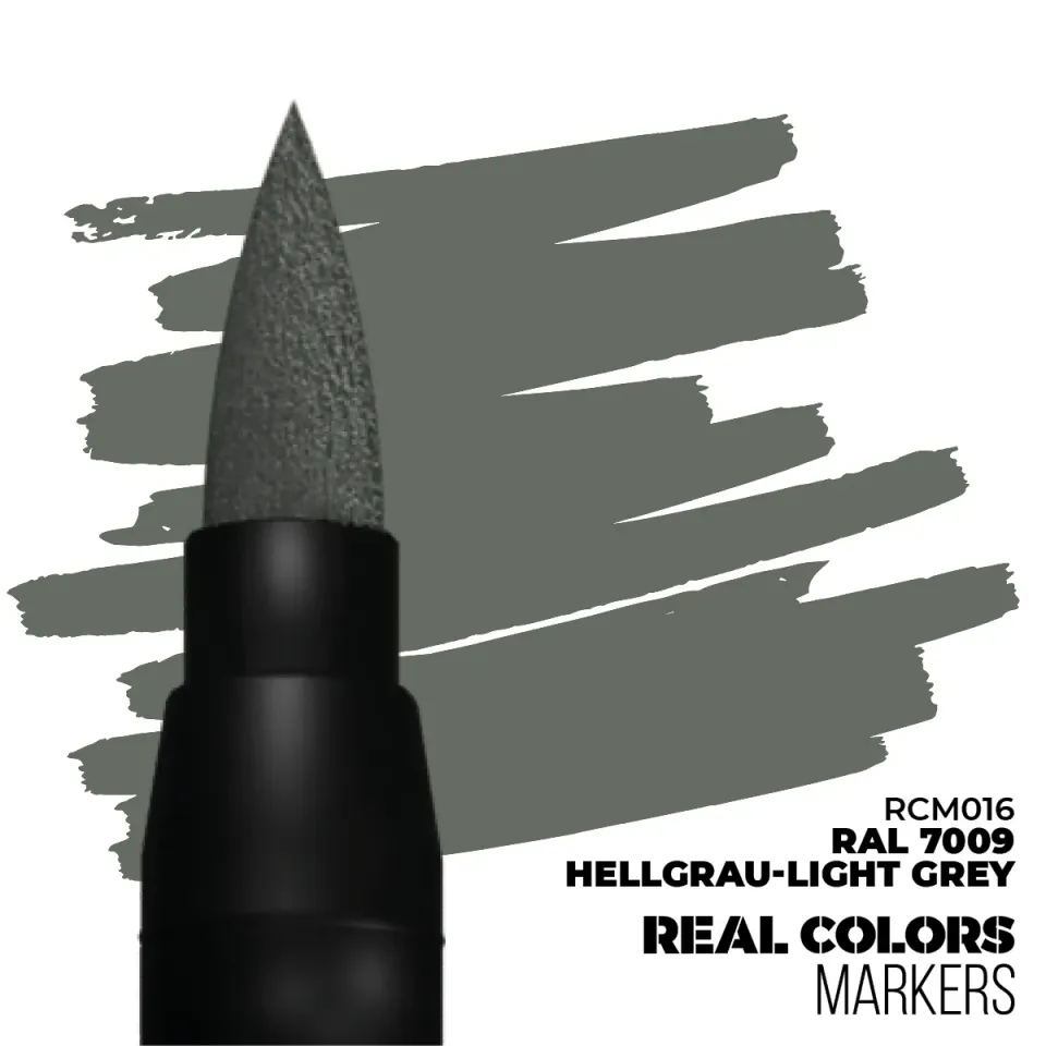DES TRANCHEES AUX BARRICADES Marqueur acrylique GRIS CLAIR RAL 7009 – HELLGRAU