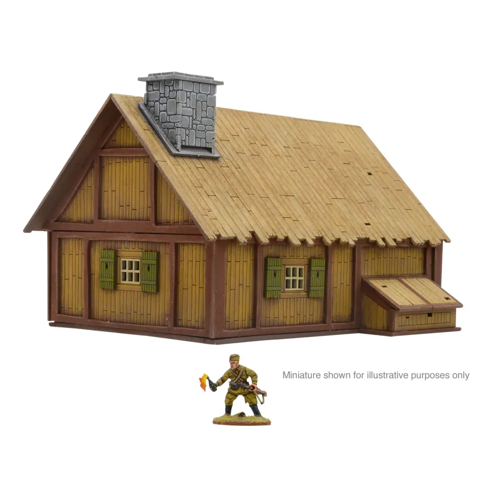 Bolt Action Small Eastern European Cottage (28mm) terrain Default Title MDF