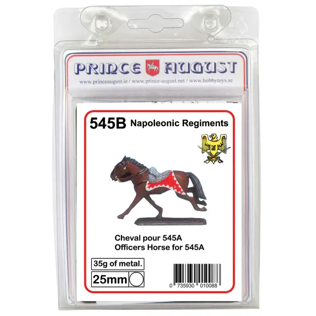 Prince August Hobby PA545B moule cheval 10e Hussars métal 25 mm