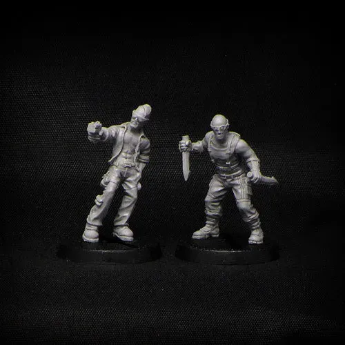 Brother Vinni Nuclear Rascals figurines 28mm x3
