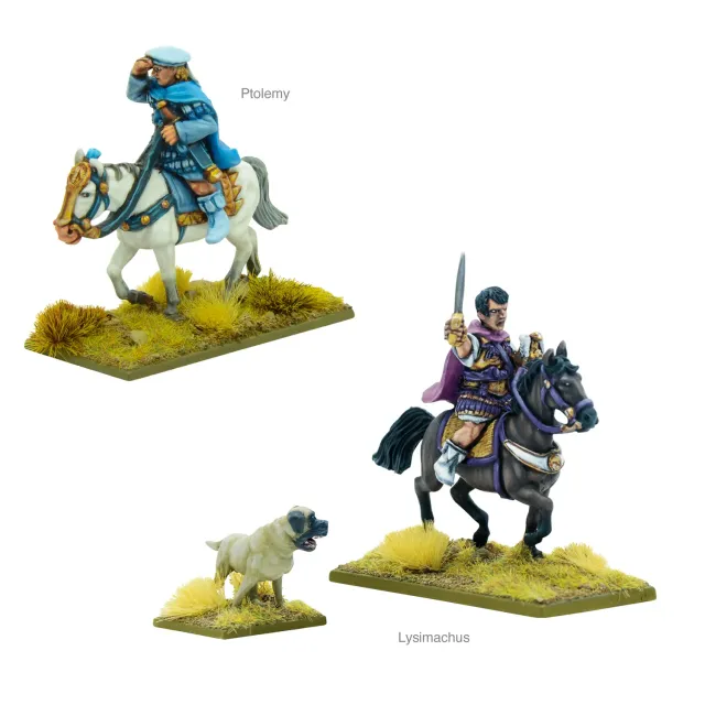 Bolt Action Hail Caesar The Diadochi figurines cavalerie commandement