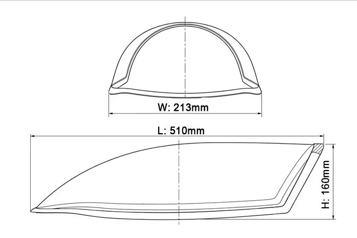 Black Horse BH182 Extra 300 verrière 76cc remplacement