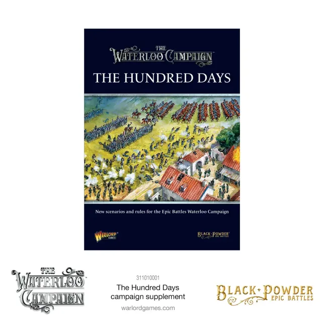 Black Powder Hundred Days Campaign livre supplément Waterloo