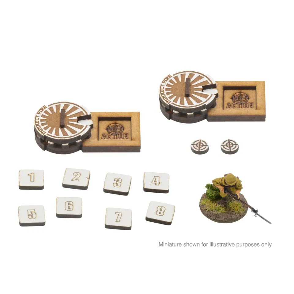 Bolt Action Bolt Action Armoury Artillery Zeroing In Markers Japan marqueurs MDF