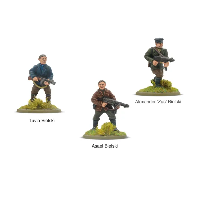 Bolt Action The Bielski Brothers figurines partisans résine