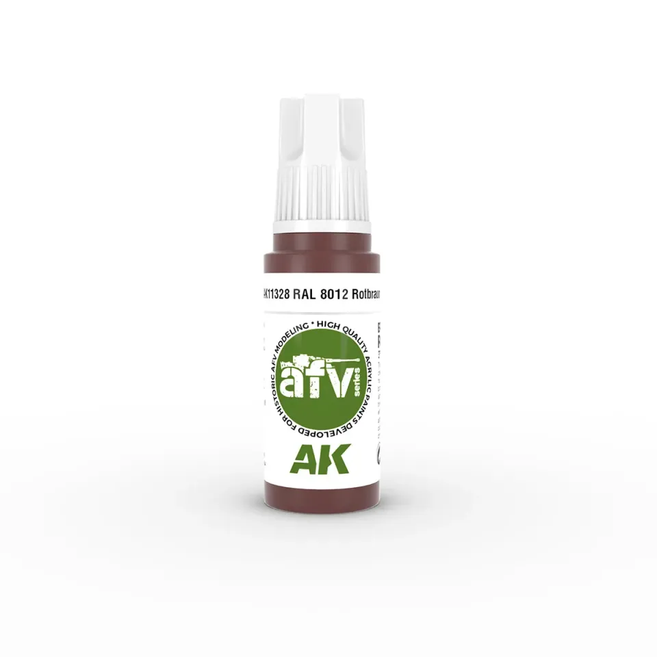 AK Interactive 3Gen Acrylic RAL 8012 Rotbraun peinture brun rouge