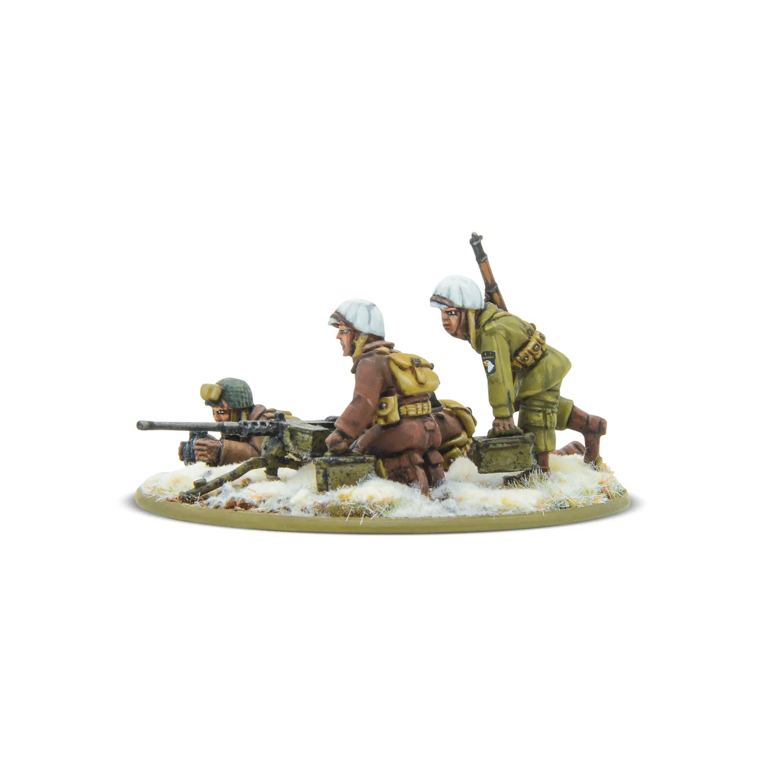 Bolt Action US Airborne (Winter) 50.cal HMG team équipe mitrailleuse lourde