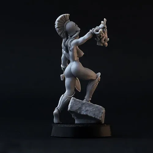 Brother Vinni Female Perseus figurine résine 28mm grecque