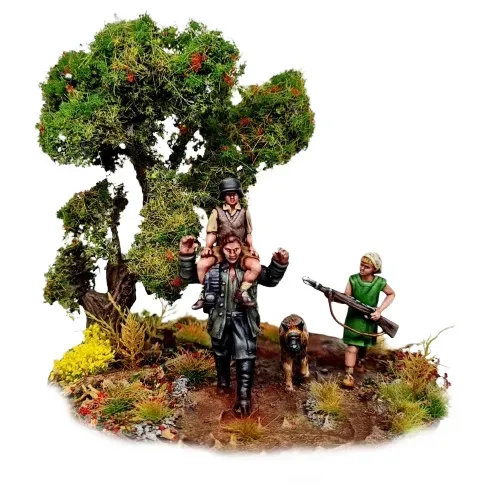 Des Tranchées aux Barricades Fin de Guerre figurines résine 28mm