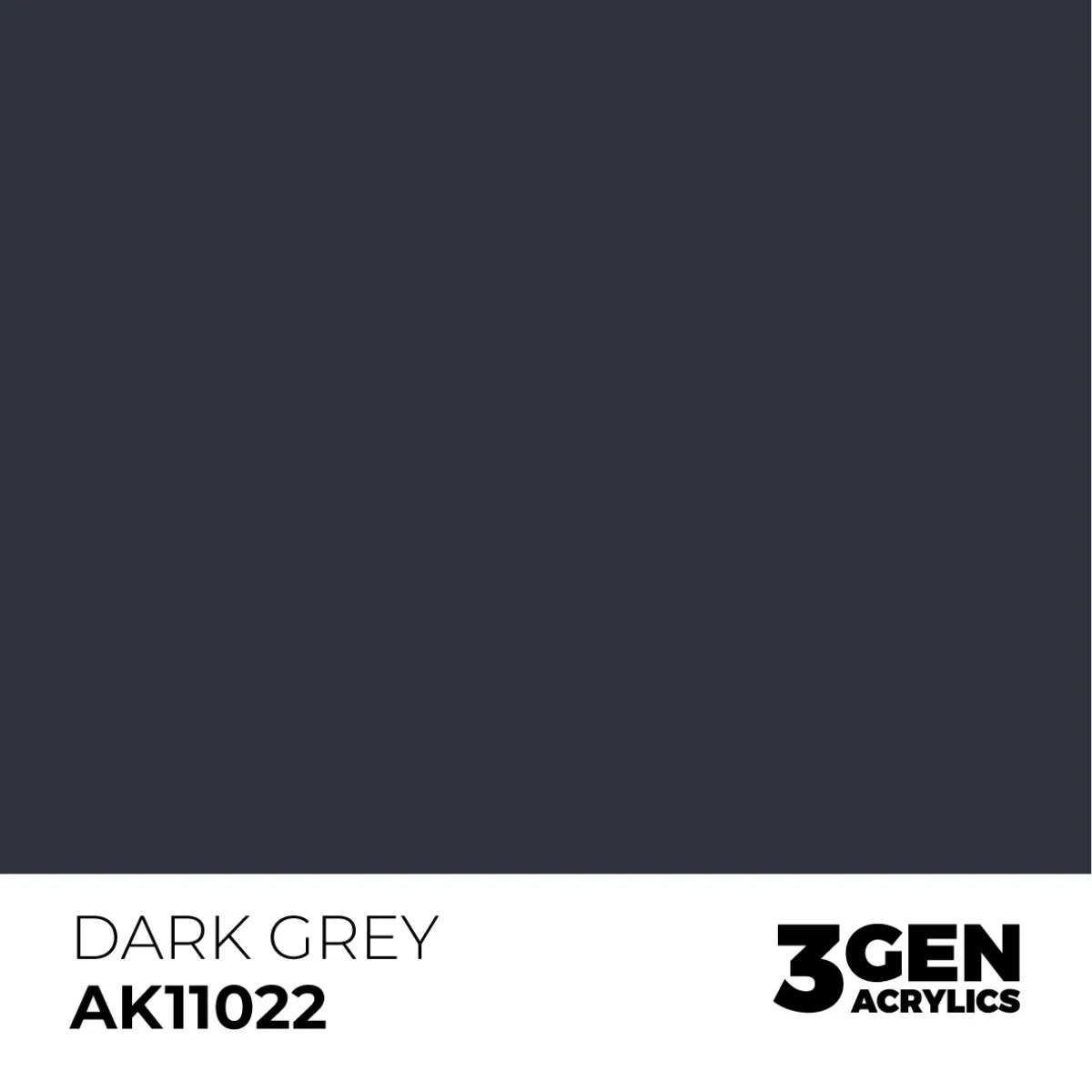 AK Interactive 3Gen Dark Grey peinture 17 ml gris