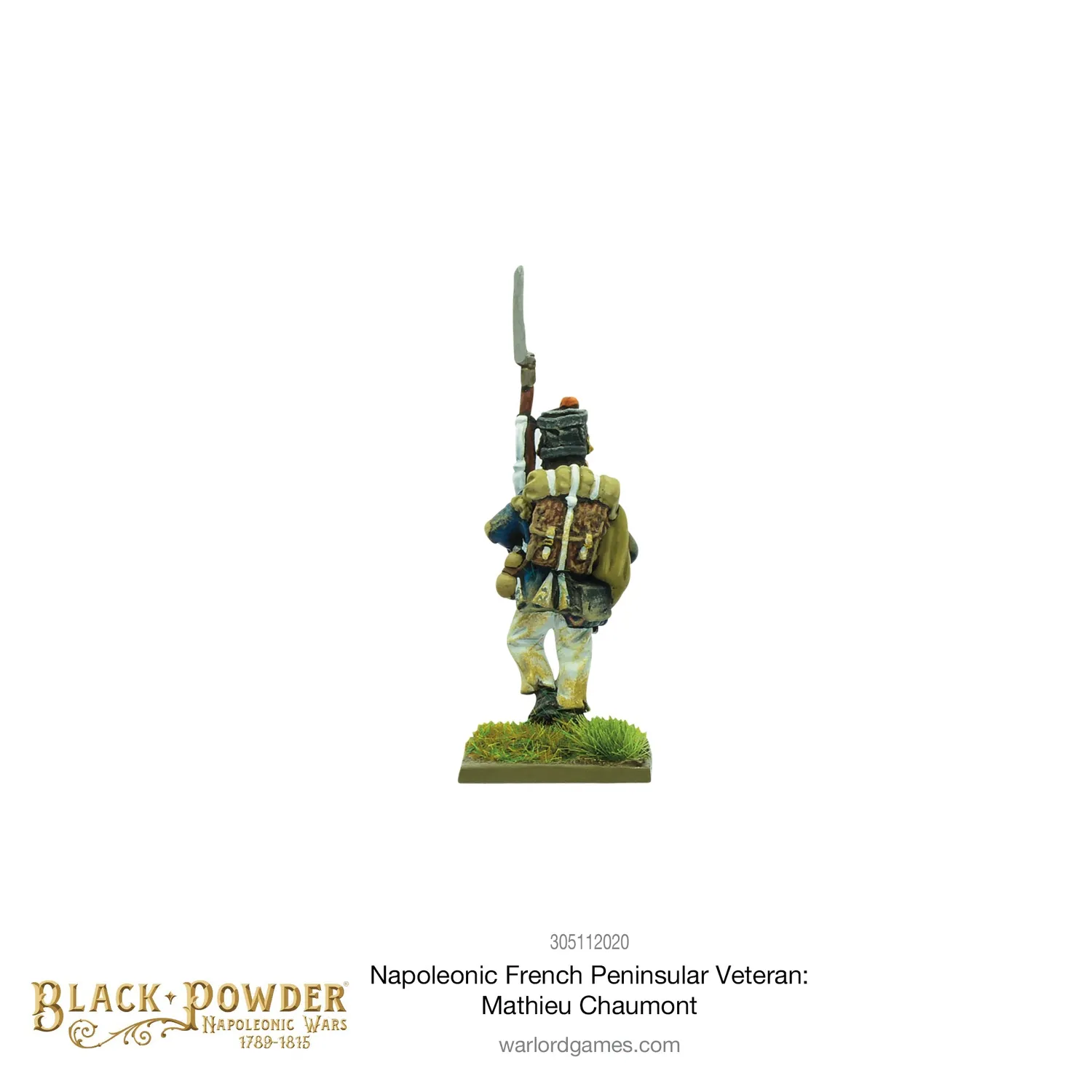 Warlord Games Black Powder Napoleonic French Peninsular Veteran Mathieu Chaumont figurine résine