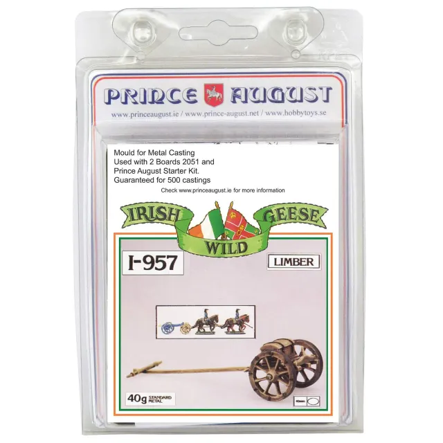 Prince August Irish Wild Geese PAI957 moule 40mm artillerie