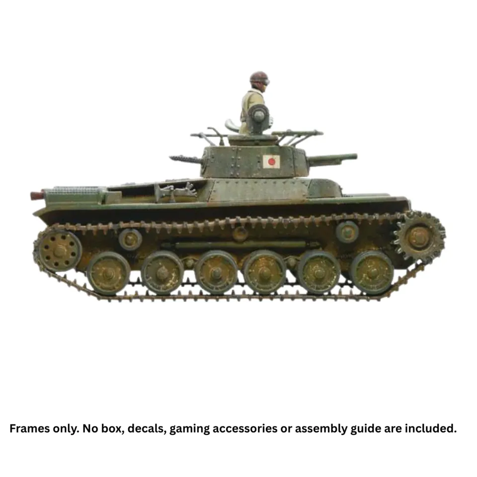 Bolt Action Chi-Ha Type 97 châssis plastique pour char japonais