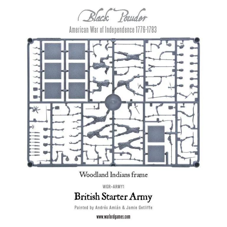 Bolt Action Liberty or Death Battle Set Black Powder figurines