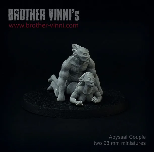 Brother Vinni Deep Ones femme poisson figurine résine 28mm x2