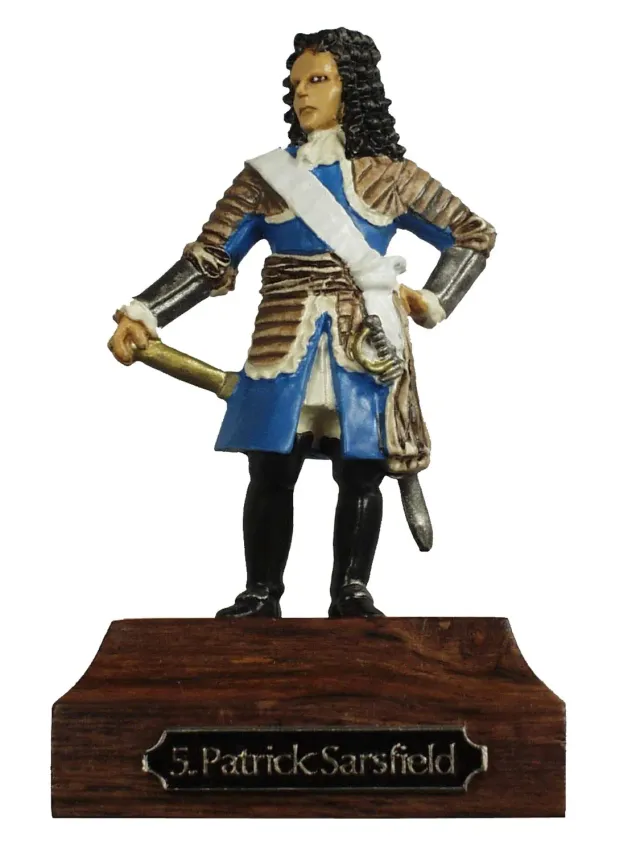 Prince August IHP05 Patrick Sarsfield statue figurine métal 54 mm peinte à la main