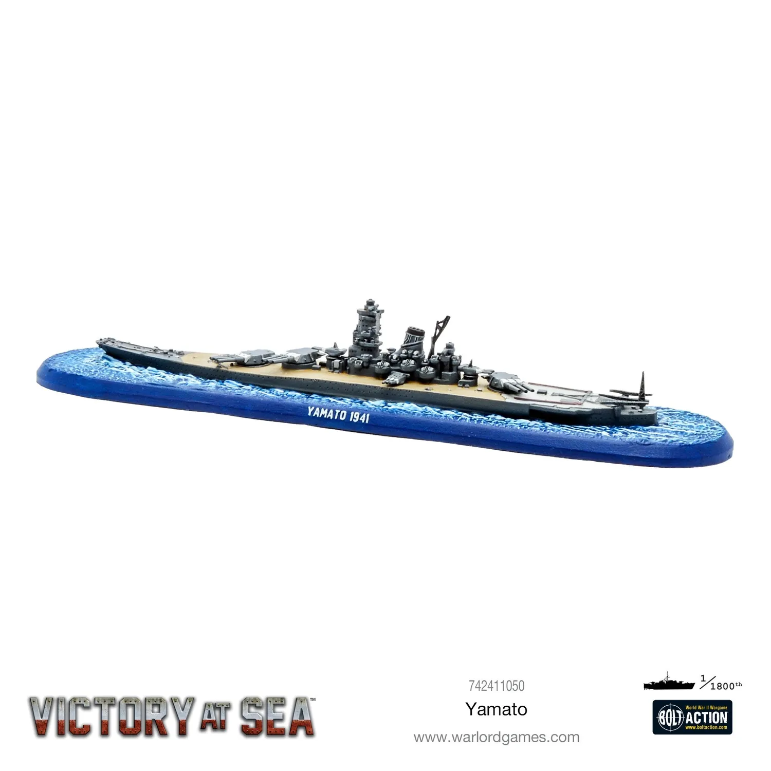 Victory at Sea Yamato cuirassé résine japonais