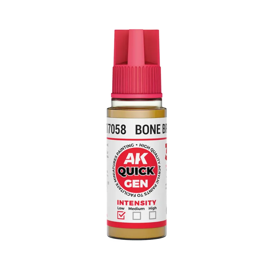 Bolt Action QuickGen BONE BROWN 18 ml peinture acrylique marron
