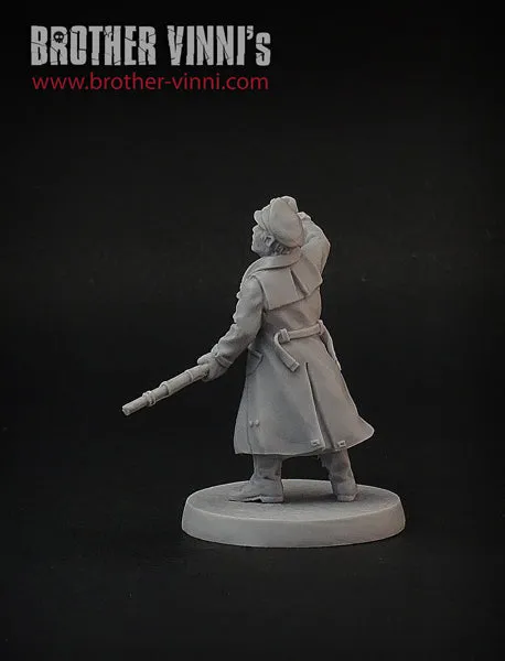 Brother Vinni ww2 German Officer figurine résine 28 mm