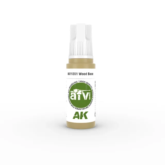 AK Interactive 3Gen Wood Base peinture acrylique 17ml marron