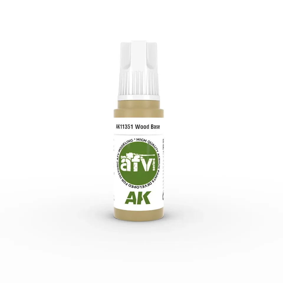 AK Interactive 3Gen Wood Base peinture acrylique 17ml marron