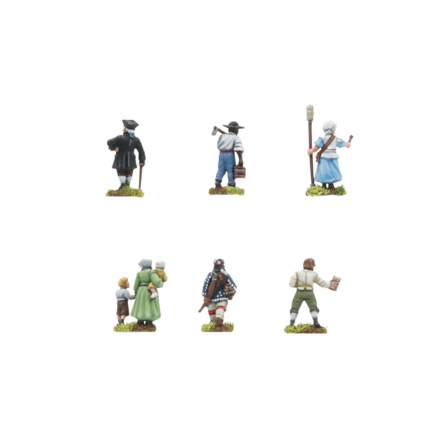 Warlord Games Black Powder Epic Battles Revolution Townsfolk figurines résine