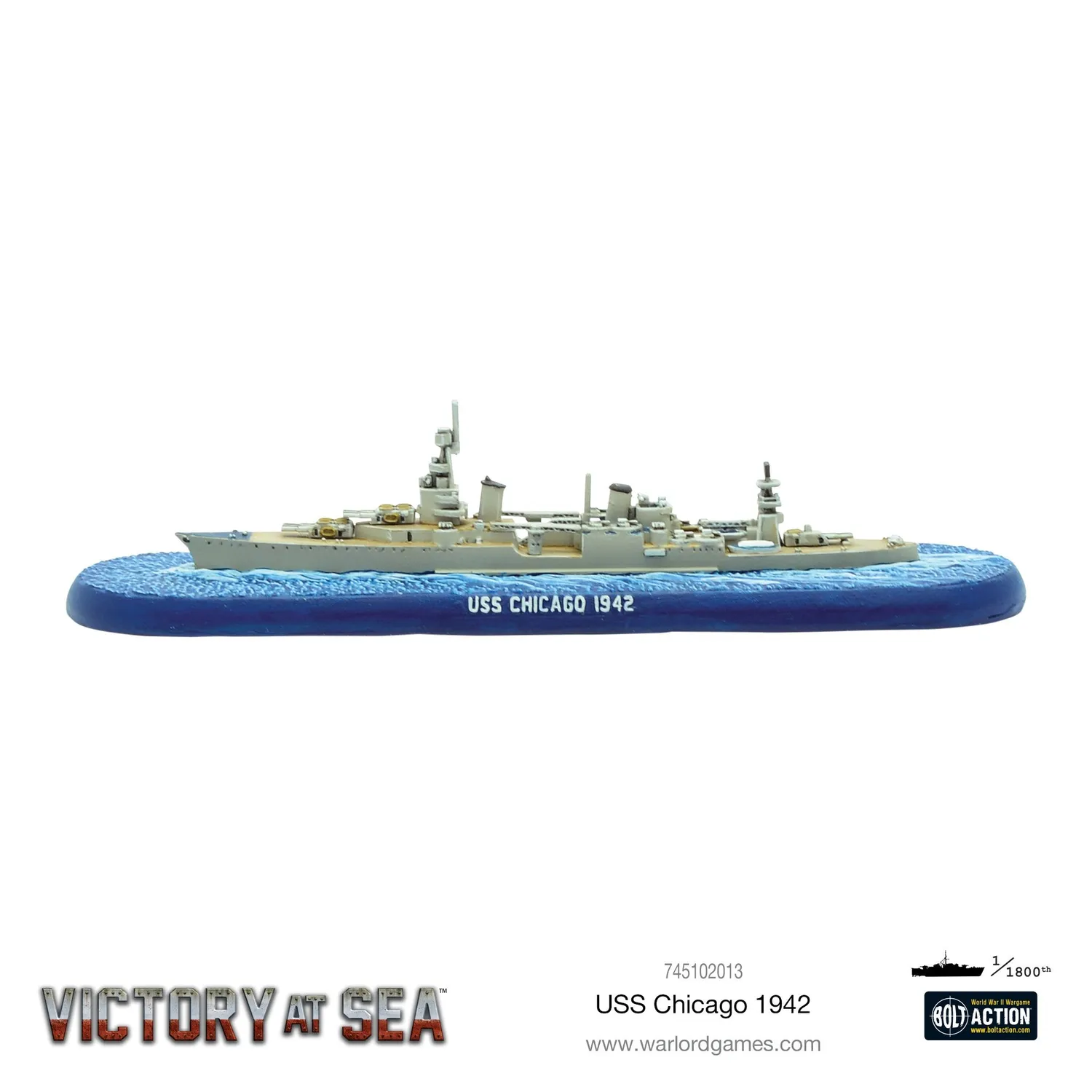 Victory at Sea USS Chicago 1942 croiseur rsine