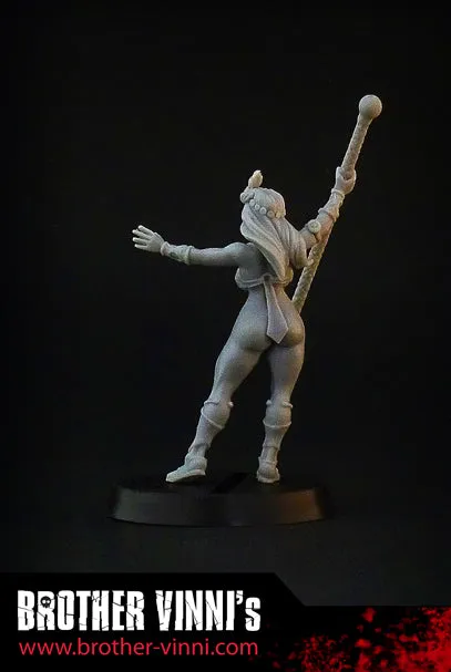 Brother Vinni Sorceress figurine résine 28 mm magicienne