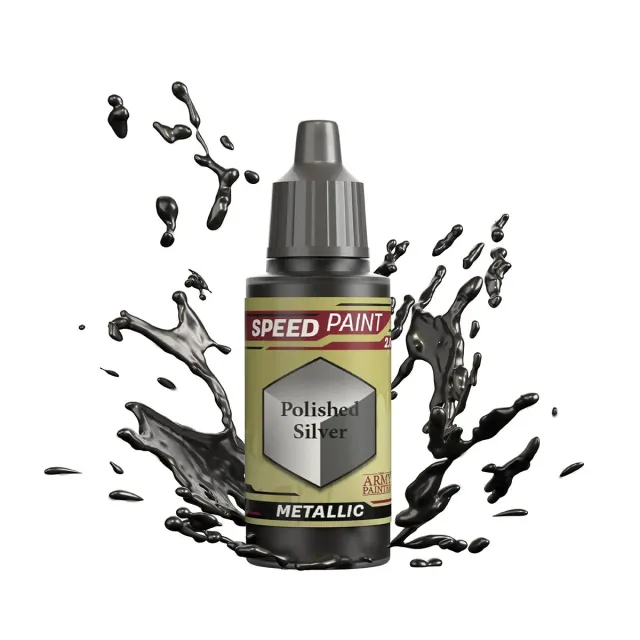 Army Painter Speedpaint Polished Silver peinture métal