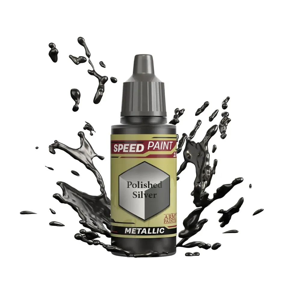 Army Painter Speedpaint Polished Silver peinture métal