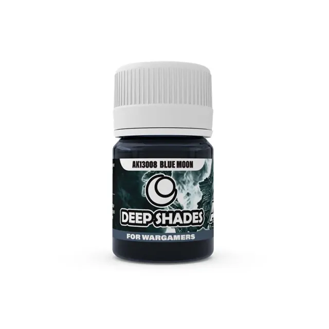 AK Interactive Deep Shades Blue Moon lavis 30ml bleu mat