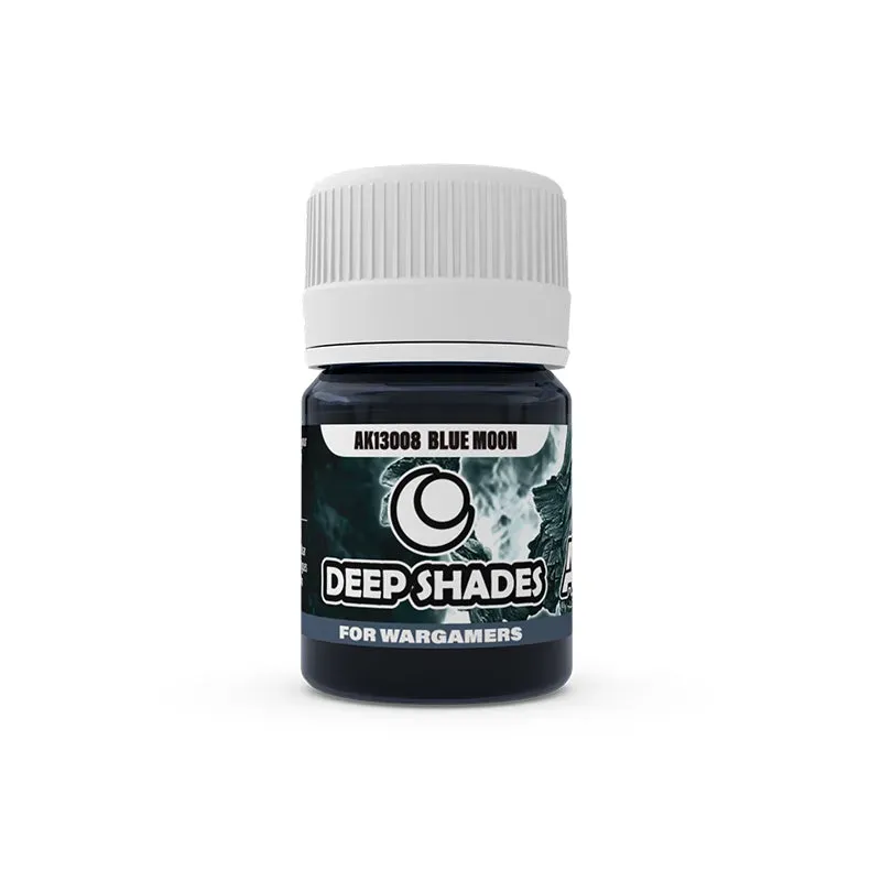 AK Interactive Deep Shades Blue Moon lavis 30ml bleu mat