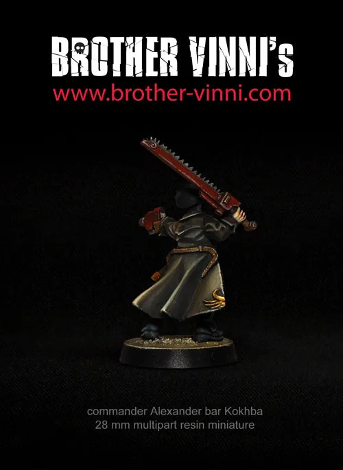 Brother Vinni Commissar #3 figurine science-fiction 28 mm résine