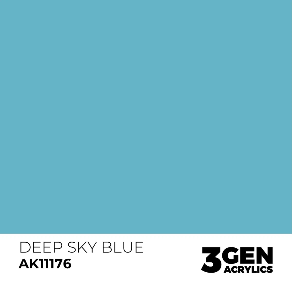 AK Interactive 3Gen Deep Sky Blue peinture acrylique 17 ml