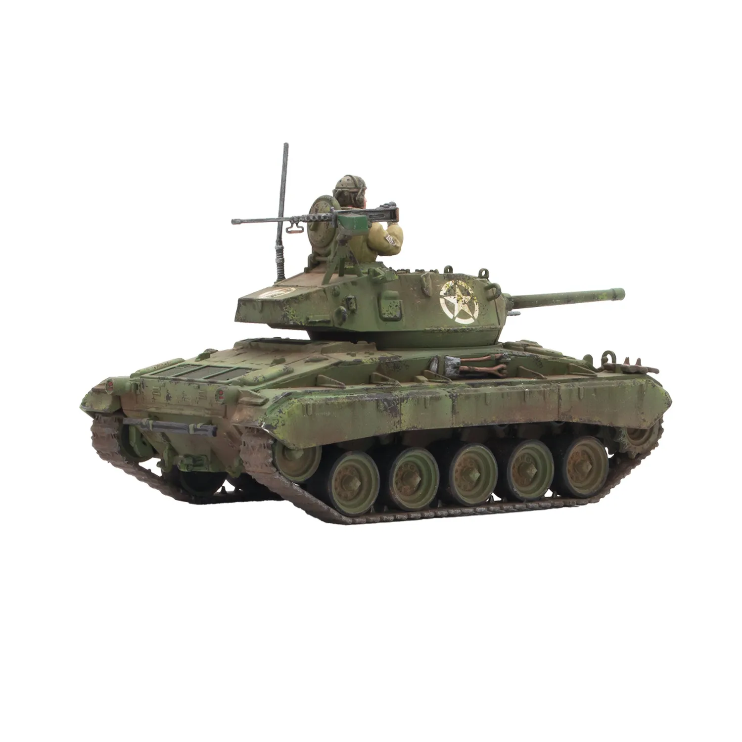 Bolt Action M24 Chaffee Light Tank char plastique