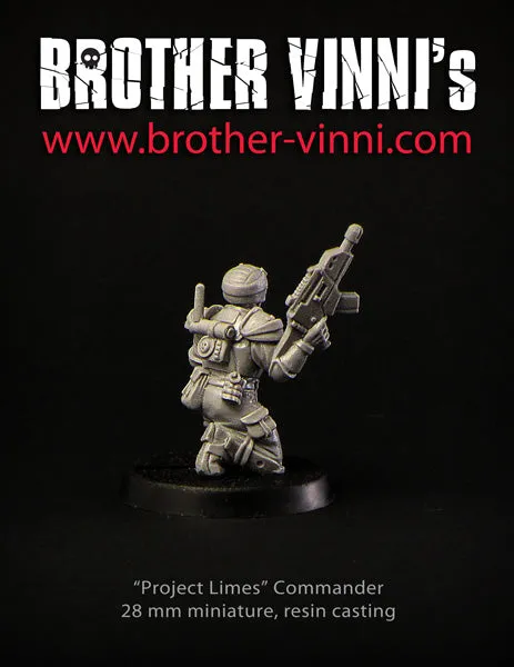 Brother Vinni Project Limes Commander figurine résine 28mm