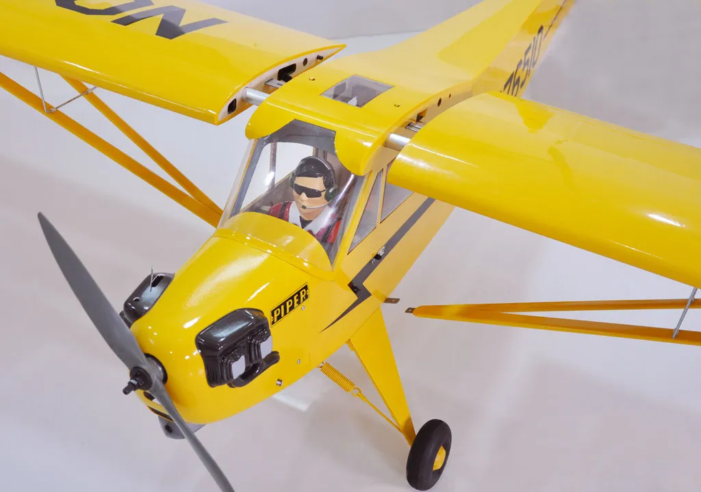 Black Horse BH58 Piper J-3 Cub avion RC 2380mm thermique électrique