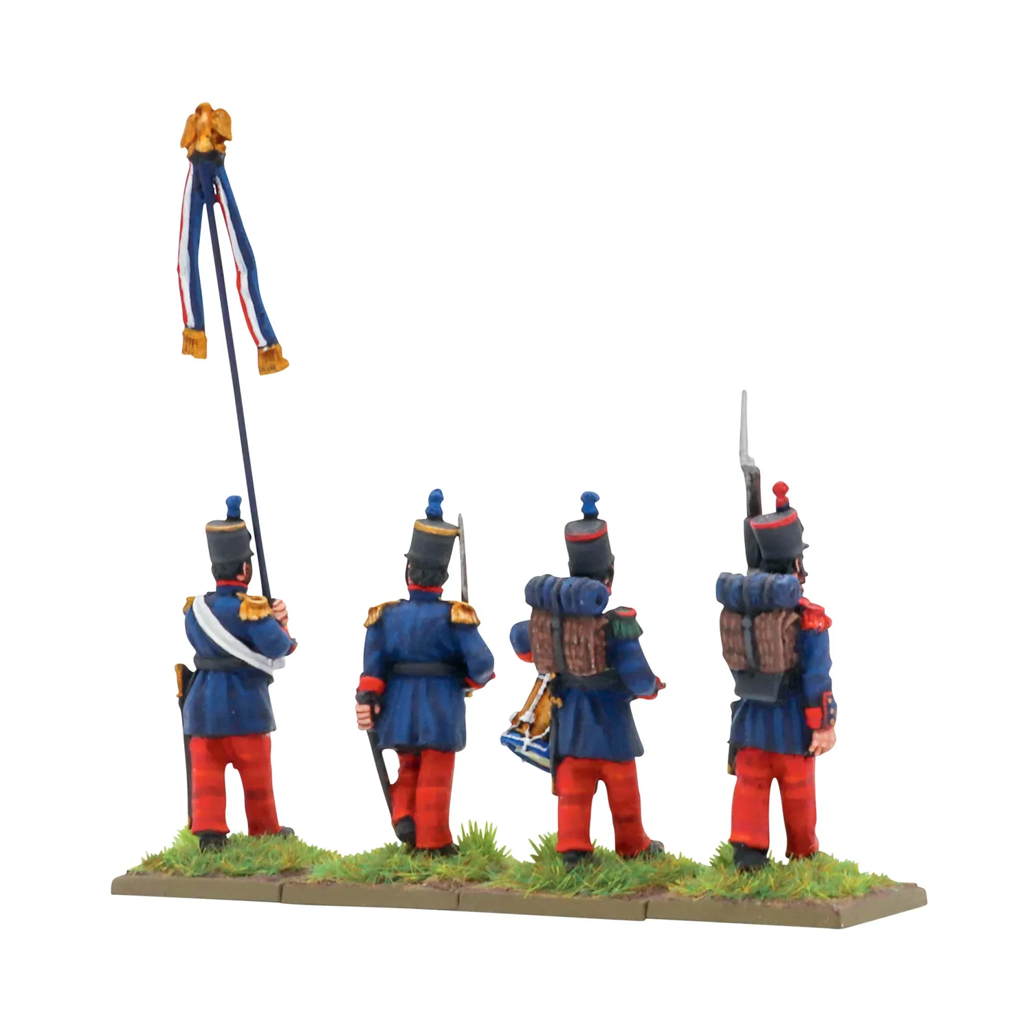 Bolt Action Black Powder Crimean War French Line Infantry command figurines métal