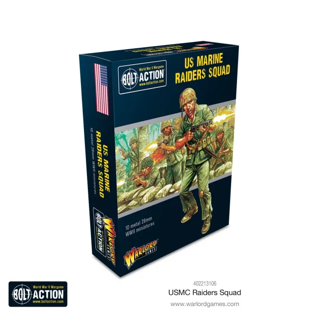 Bolt Action USMC Raider Squad figurines métal Pacifique